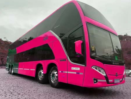 Ônibus BUSSCAR VISSTA BUSS DD O500 RSD JM 2019 seminovo à venda, código 1540 - foto 01