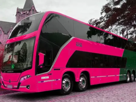 Ônibus BUSSCAR VISSTA BUSS DD O500 RSD JM 2019 seminovo à venda, código 1540 - foto 02