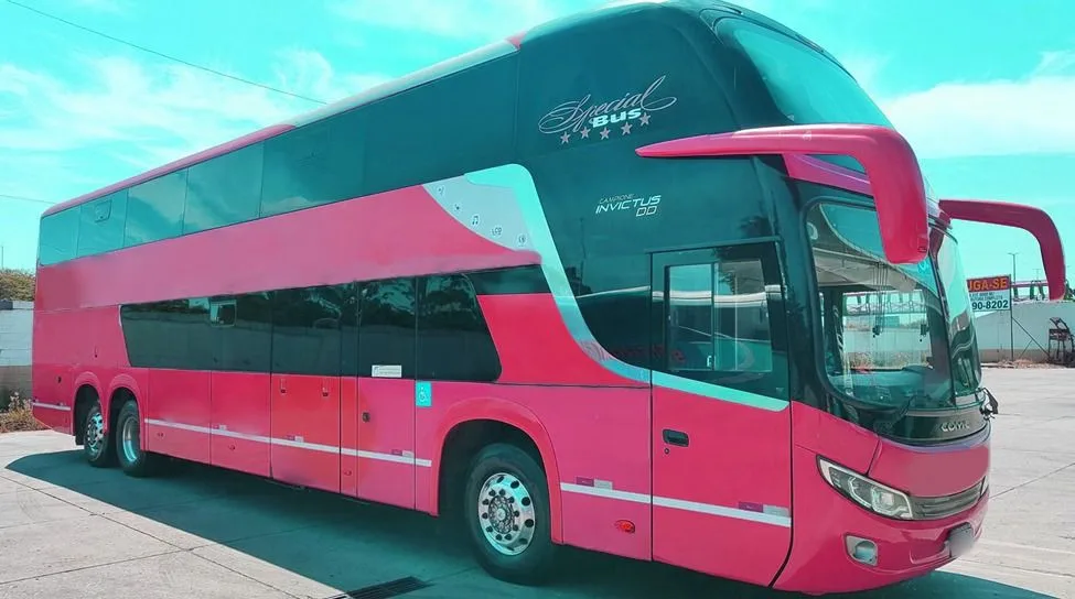 Ônibus COMIL INVICTUS DD MB O500 RSD JM 2017 seminovo à venda, código 1663 - foto 01