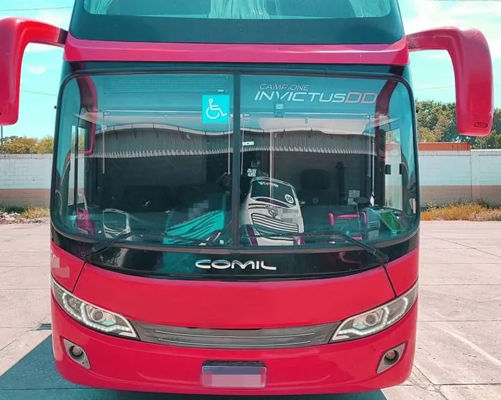 Ônibus COMIL INVICTUS DD MB O500 RSD JM 2017 seminovo à venda, código 1663 - foto 02