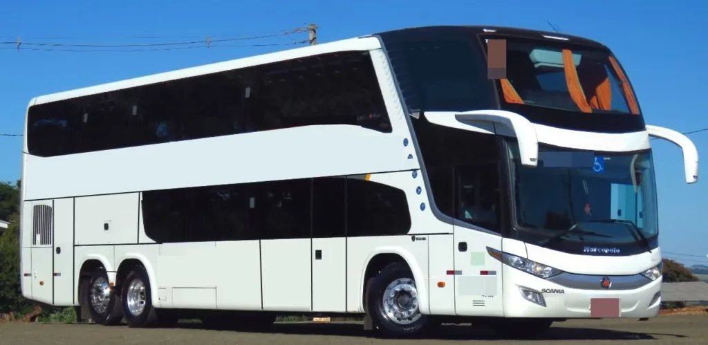 Ônibus MARCOPOLO PARADISO 1800 DD G7 K400 JM 2017 seminovo à venda, código 343 - foto 01