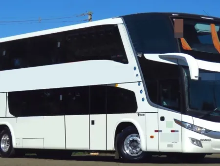 Ônibus MARCOPOLO PARADISO 1800 DD G7 K400 JM 2017 seminovo à venda, código 343 - foto 01