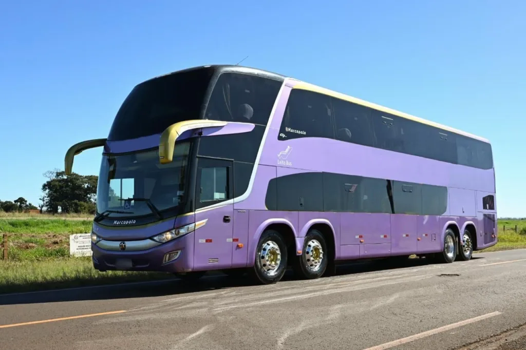 Ônibus MARCOPOLO PARADISO DD 1800 G7 VOLVO JM 2017 seminovo à venda, código 1397 - foto 01