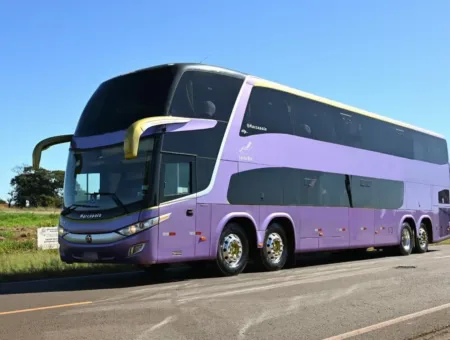 Ônibus MARCOPOLO PARADISO DD 1800 G7 VOLVO JM 2017 seminovo à venda, código 1397 - foto 01