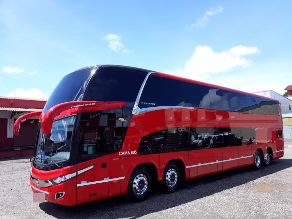 Ônibus MARCOPOLO PARADISO DD 1800 NEW G7 VOLVO JM 2019 seminovo à venda, código 346 - foto 01