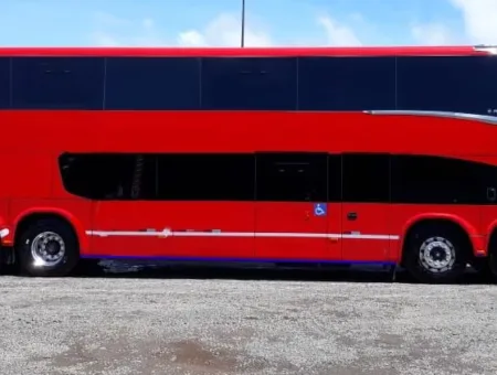 Ônibus MARCOPOLO PARADISO DD 1800 NEW G7 VOLVO JM 2019 seminovo à venda, código 346 - foto 02