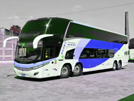 Ônibus MARCOPOLO PARADISO DD G7 O500 RSD JM 2020 seminovo à venda, código 1553 - foto 01