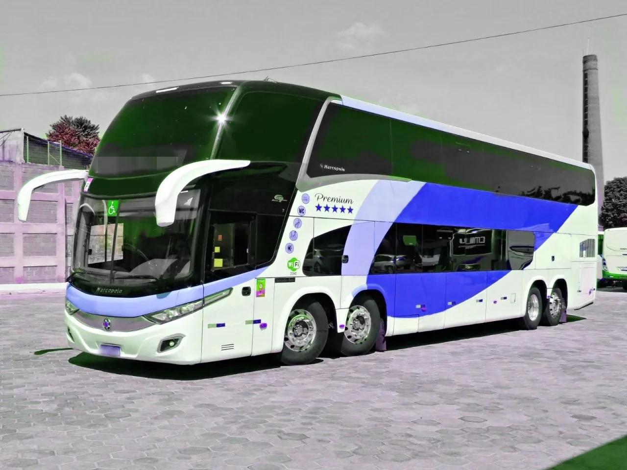 Ônibus MARCOPOLO PARADISO DD G7 O500 RSD JM 2020 seminovo à venda, código 1553 - foto 01