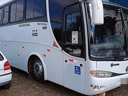 Ônibus MARCOPOLO VIAGGIO 1050 G6 SCANIA K310 JM 2004 seminovo à venda, código 995 - foto 01