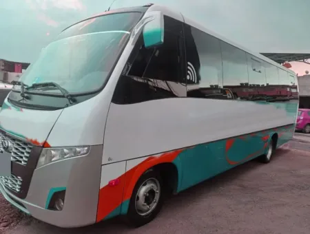 Ônibus MARCOPOLO VOLARE DW9 M.BENZ LO 916 JM 2014 seminovo à venda, código 827 - foto 03