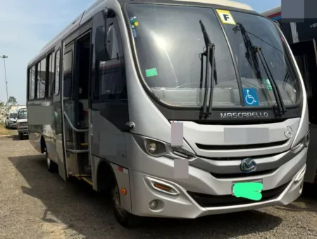 Ônibus MASCARELLO GRAN MICRO M.BENZ LO 916 JM 2023 seminovo à venda, código 704 - foto 01