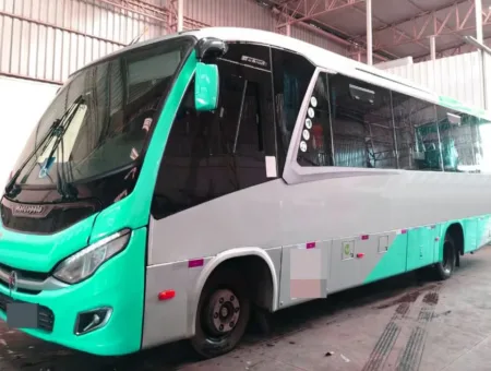 Ônibus MARCOPOLO SENIOR M.BENZ LO 916 JM 2019 seminovo à venda, código 591 - foto 01