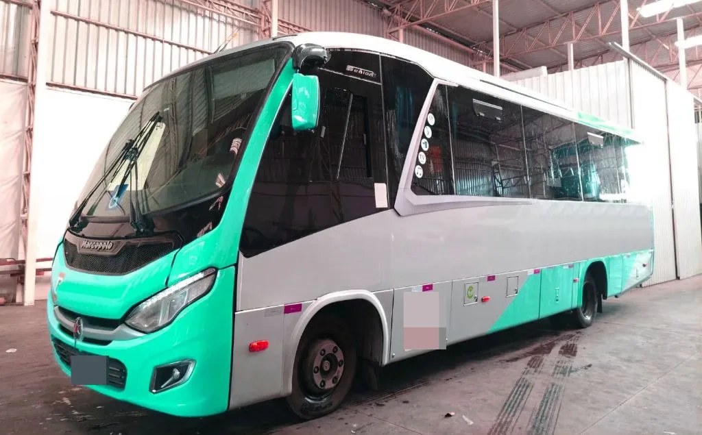 Ônibus MARCOPOLO SENIOR M.BENZ LO 916 JM 2019 seminovo à venda, código 591 - foto 01