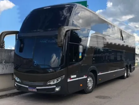 Ônibus COMIL INVICTUS DD SCANIA K400 JM 2019 seminovo à venda, código 1302 - foto 01
