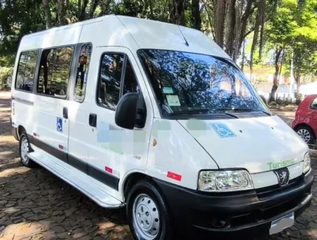 Ônibus Peugeot Boxer teto alto executiva seminovo à venda, código 1764 - foto 01