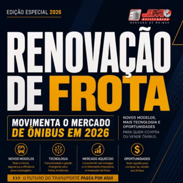 Renovação de frota movimenta o mercado de ônibus em 2026