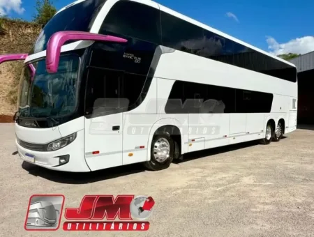 Ônibus COMIL INVICTUS DD 1800 VOLVO B420R JM 2022 seminovo à venda, código 427 - foto 02