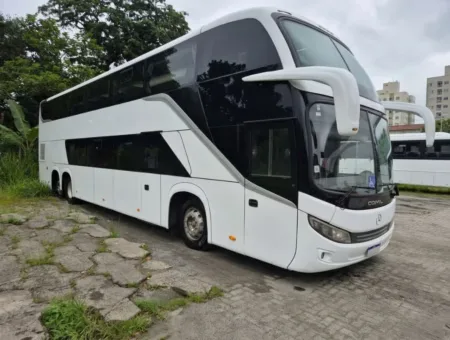 Ônibus COMIL INVICTUS DD M.BENZ 0500 RSD JM 2020 seminovo à venda, código 1080 - foto 01