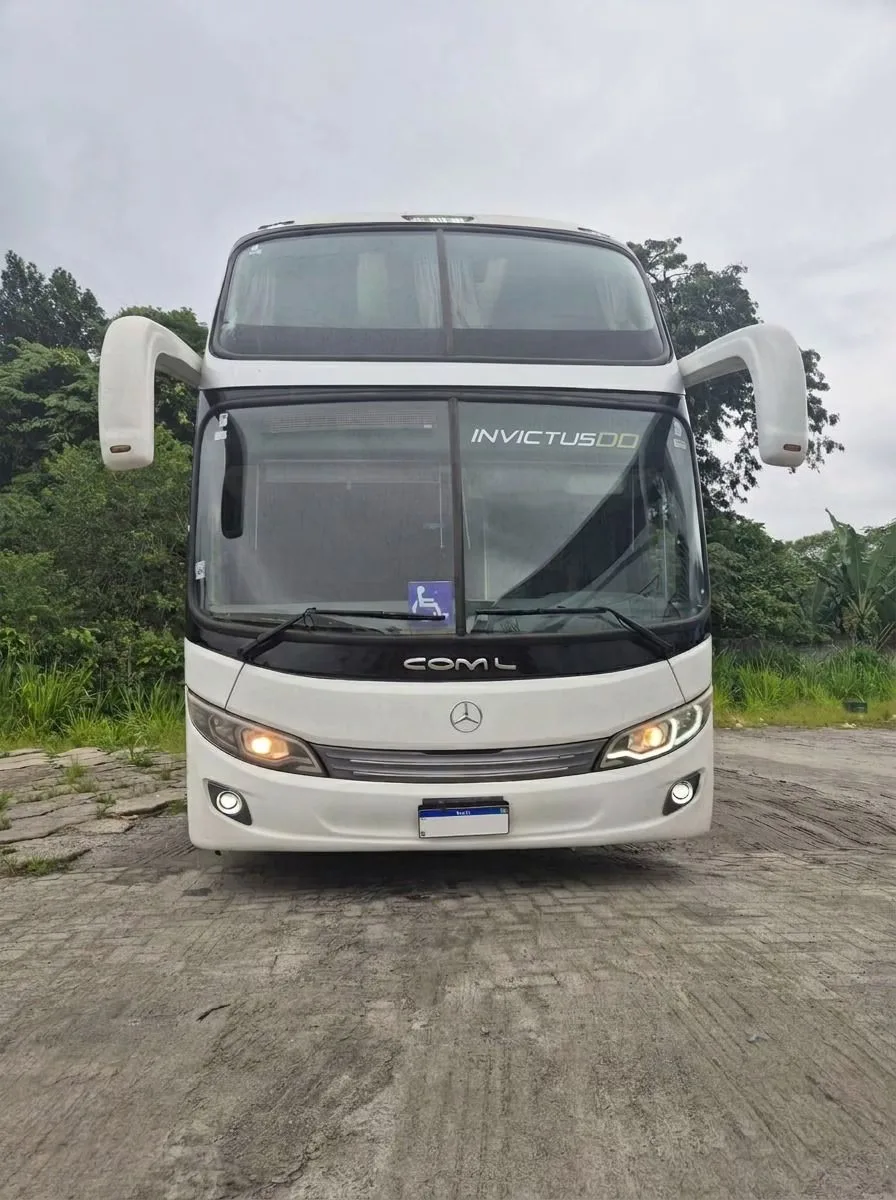 Ônibus COMIL INVICTUS DD M.BENZ 0500 RSD JM 2020 seminovo à venda, código 1080 - foto 02