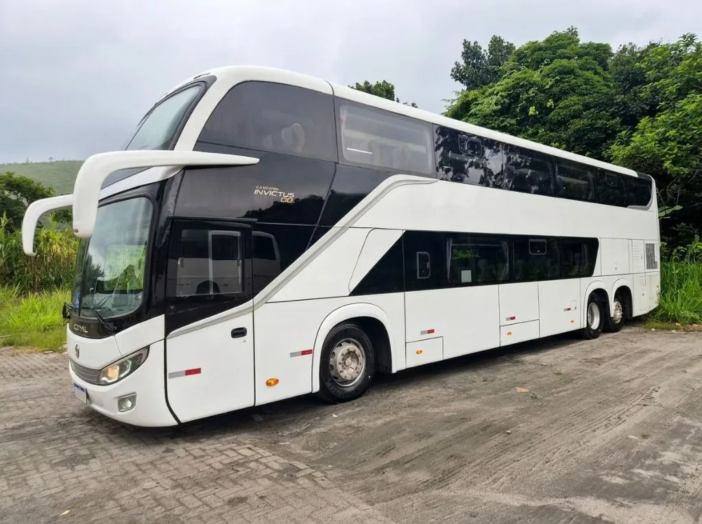 Ônibus COMIL INVICTUS DD M.BENZ 0500 RSD JM 2020 seminovo à venda, código 1080 - foto 03