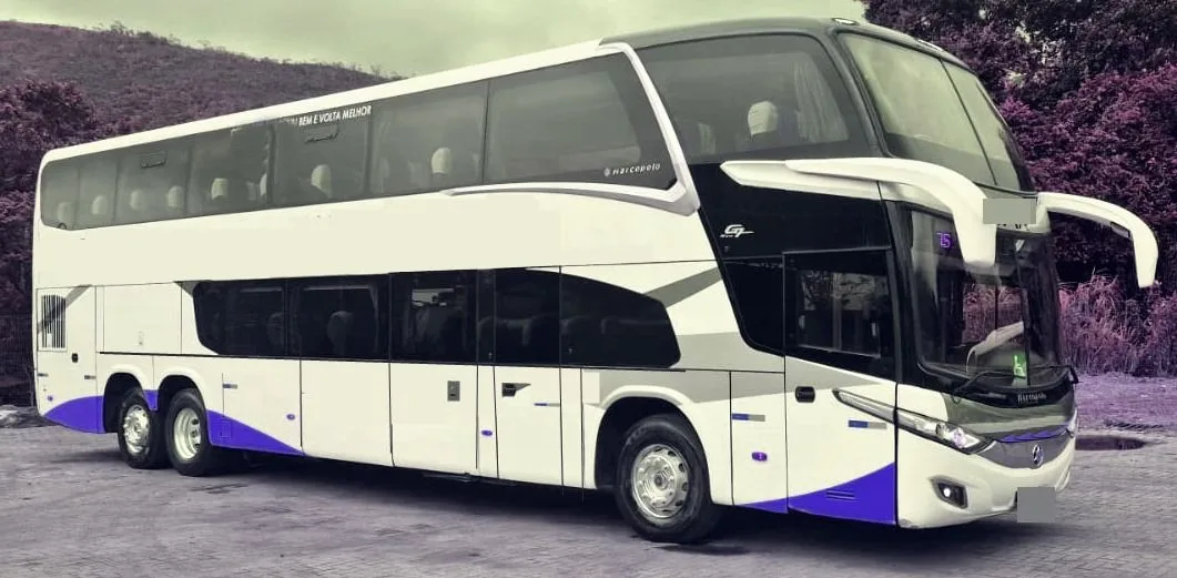 Ônibus MARCOPOLO PARADISO 1800 DD G7 K360 JM 2019 seminovo à venda, código 1066 - foto 02
