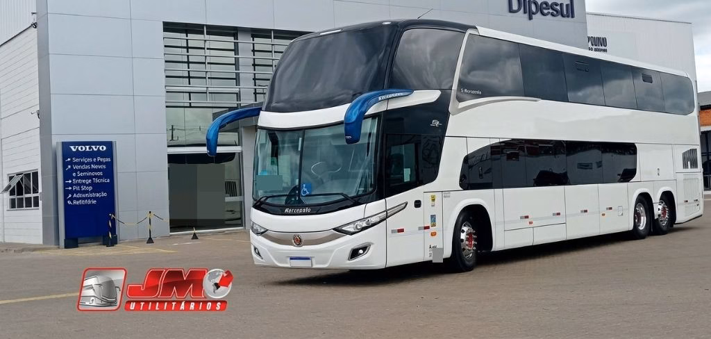 Ônibus rodoviário Marcopolo Paradiso 1800 DD G7 Volvo B420R ano-modelo 2020 COD.498
