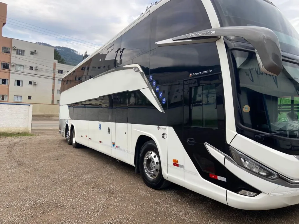 Ônibus Marcopolo Paradiso 1800 DD G8 Scania K400 2022 seminovo à venda, código 1481 - foto 02