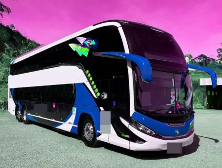 Ônibus Marcopolo Paradiso 1800 DD G8 Volvo B420R 2023 seminovo à venda, código 67 - foto 01