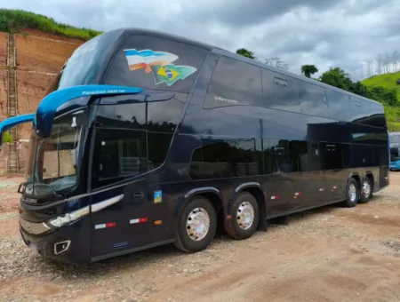 Ônibus Marcopolo Paradiso DD G7 Volvo 2015 seminovo à venda, código 1410 - foto 01
