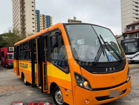 Ônibus AMD Micro-onibus Escolar 9.160 2017 seminovo à venda, código 855 - foto 01