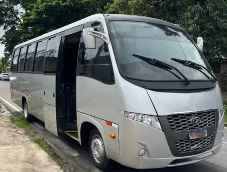 Ônibus Marcopolo Micro-ônibus Volare DW9 Mercedes-Benz LO 916 2017 seminovo à venda, código 1757 - foto 01