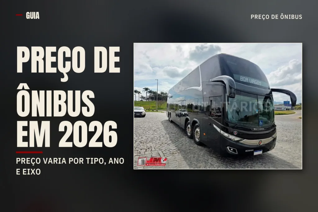 Quanto custa um ônibus? Faixas de preço reais em 2026