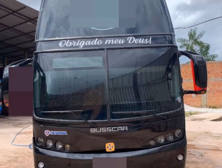 Busscar Panoramico DD HD K400 ano 2008 a venda COD.666