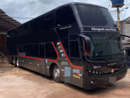 Busscar Panoramico DD HD K400 ano 2008 a venda COD.666