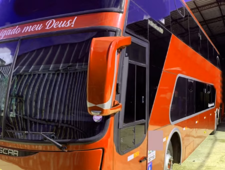 Busscar Panoramico DD HD K400 ano 2008 a venda COD.670