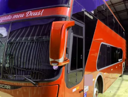 Busscar Panoramico DD HD K400 ano 2008 a venda COD.670