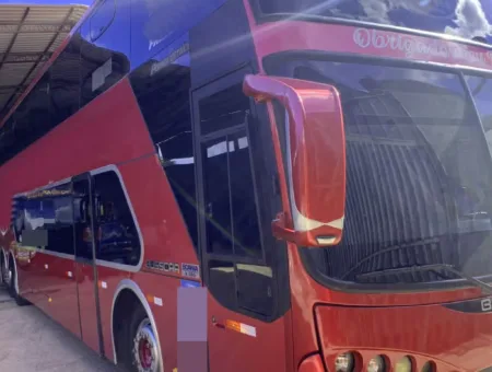 Busscar Panoramico DD HD K400 ano 2008 a venda COD.670