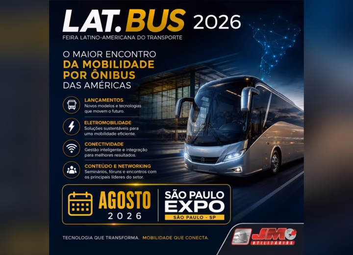 Lat.Bus 2026 São Paulo Expo maior encontro da mobilidade por ônibus das Américas