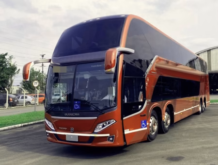 Ônibus Busscar Vissta Buss DD Volvo B450R 8x2 2021 seminovo à venda, código 398 - foto 01