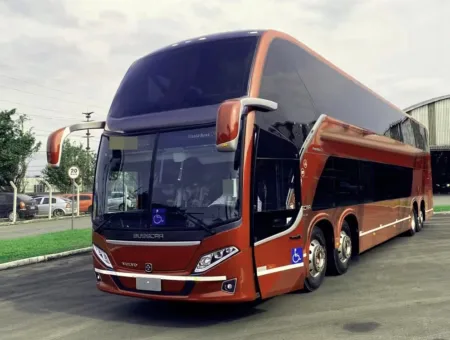 Ônibus Busscar Vissta Buss DD Volvo B450R 8x2 2021 seminovo à venda, código 398 - foto 01