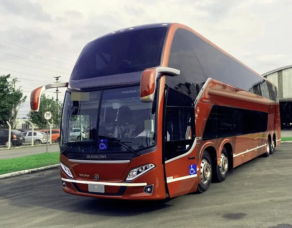 Ônibus Busscar Vissta Buss DD Volvo B450R 8x2 2021 seminovo à venda, código 398 - foto 01