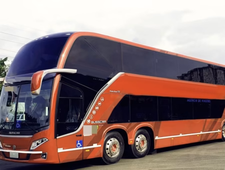 Ônibus Busscar Vissta Buss DD Volvo B450R 8x2 2021 seminovo à venda, código 398 - foto 03