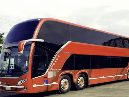 Ônibus Busscar Vissta Buss DD Volvo B450R 8x2 2021 seminovo à venda, código 398 - foto 03