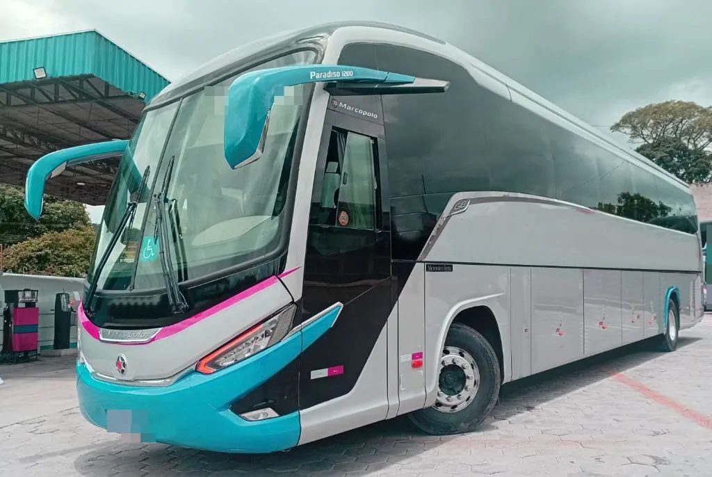 Ônibus Marcopolo Paradiso 1200 G8 Mercedes-Benz O500 RS 2020 seminovo à venda, código 910 - foto 01