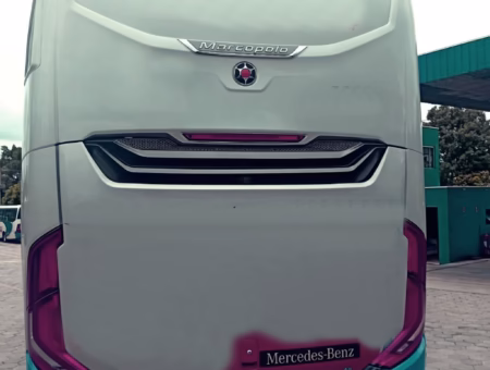 Ônibus Marcopolo Paradiso 1200 G8 Mercedes-Benz O500 RS 2020 seminovo à venda, código 910 - foto 03