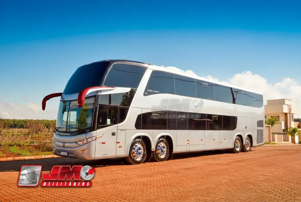 Ônibus Marcopolo Paradiso 1800 DD G7 Volvo B450R 2019 seminovo à venda, código 411 - foto 01