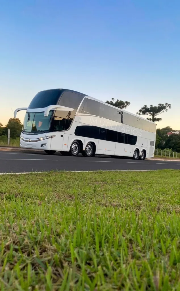 Ônibus Marcopolo Paradiso 1800 DD New G7 B450R 46 lugares 2019 seminovo à venda, código 183 - foto 01