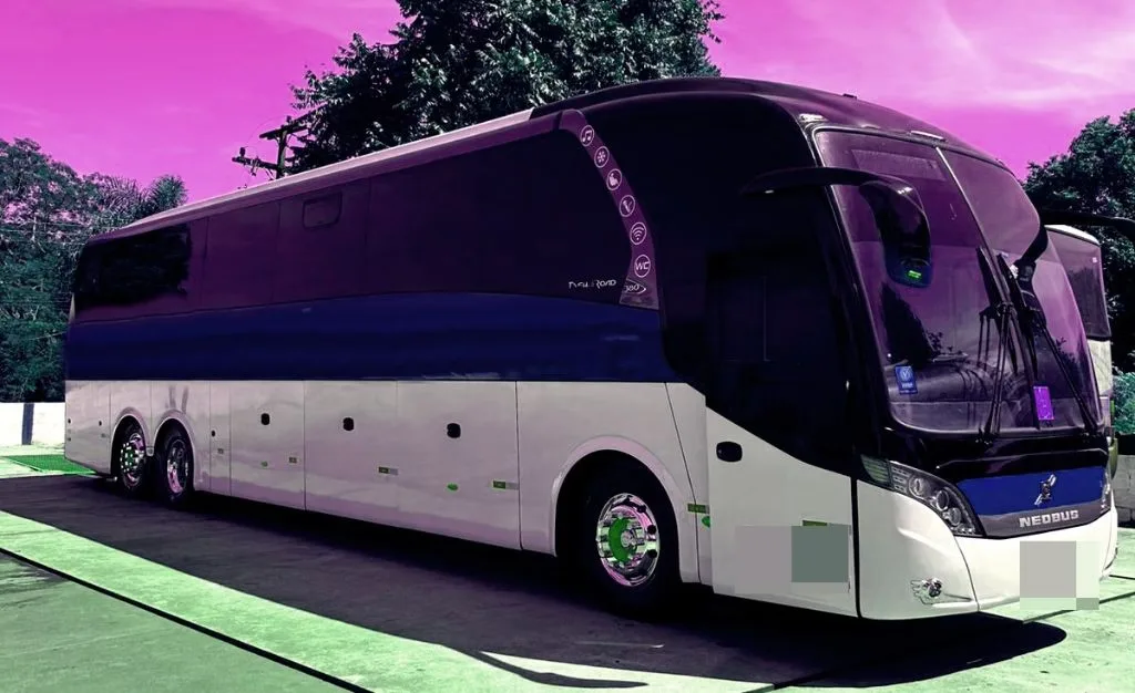 Ônibus Neobus New Road Volvo B11R 2014 seminovo à venda, código 522 - foto 01