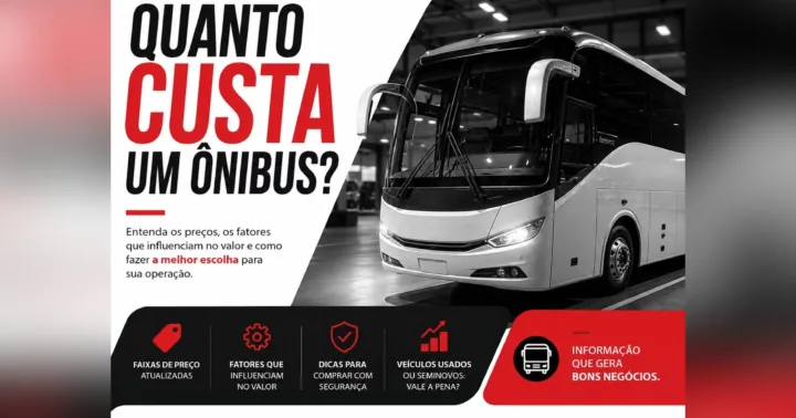 Quanto custa um ônibus? Entenda os preços e os fatores que influenciam no valor.