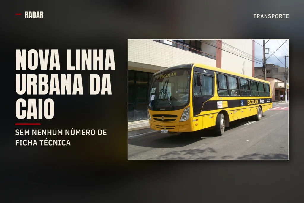 Nova linha urbana da Caio: o que mudou de verdade